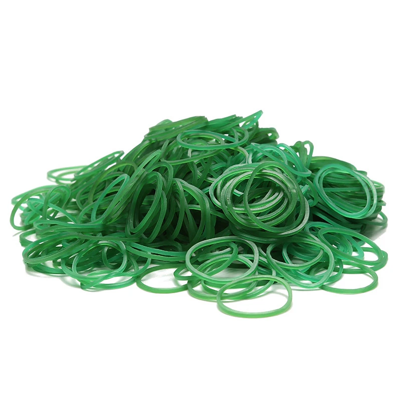 Dark Green Rubber Bands