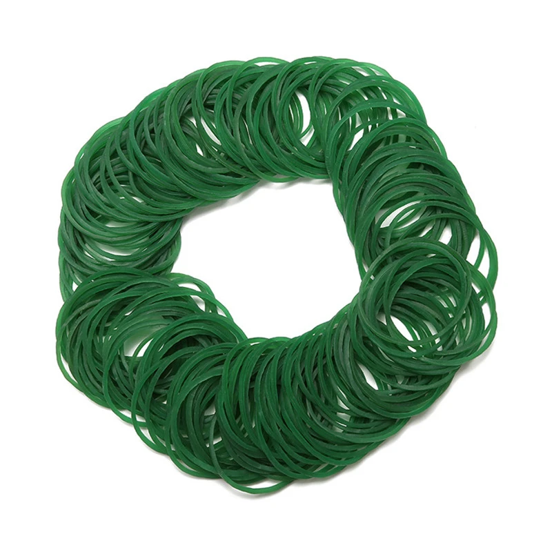 Green Elastic Rubber Bands