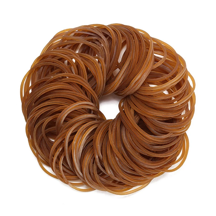 Light Brown Natural Rubber Bands