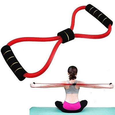 chest workout with rubber band