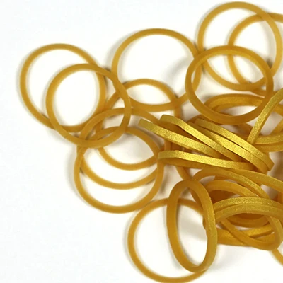 Metallic Gold Rubber Bands