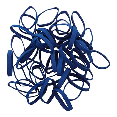 Navy Blue Rubber Bands
