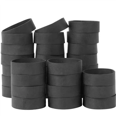 Wide Black Rubber Band